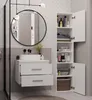 NEL 60 Meuble sous-vasque pour salle de bains, blanc, Voir les images du produit 15