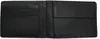 An open black leather wallet showing card slots and a coin pocket. Produktbild-Vorschau