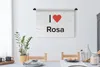 MuchoWow® Wandteppich Wandbehang Ich liebe - Rosa - Mädchen Produktbild-Vorschau 3