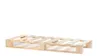 Lermowood Palettenbett 80 x 200 cm Natur Holzbett Produktbild-Vorschau 2