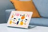 MuchoWow® Laptop Aufkleber Sticker Cover Blumen - Obst - Produktbild-Vorschau 4