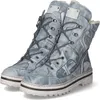 Krisbut Damen Schnürstiefeletten/ Winterstiefeletten Blau Produktbild-Vorschau 1