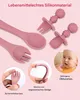 8-teiliges Kindergeschirrset mit Saugnapf, Babygeschirr, Produktbild-Vorschau 3