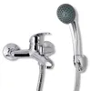 vidaXL Bad Dusche Mischbatterie Set Chrom Produktbild-Vorschau 7