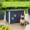 Outentin Hundehütte Outdoor Winterfest – Isoliertes Produktbild-Vorschau 2