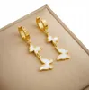 Kolczyki - Eleganckie kolczyki ze stali chirurgicznej - Podgląd zdjęcia produktu 3