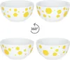 Pula żółte kropki 6x miska na płatki Ø14cm 400ml porcelana Podgląd zdjęcia produktu 3