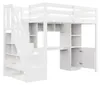 Flieks Etagenbetten 90x200cm mit Schreibtisch und Stauraum, Produktbild-Vorschau 11