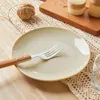 Teller set 4er Ø19,5 cm Keramik Essteller Dessertteller Produktbild-Vorschau 5
