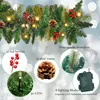 9 FT LED-Weihnachtsgirlande mit Produktbild-Vorschau 2