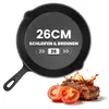 HOMELUX Gusseisenpfanne 26cm Pfanne Gusseisen Induktion Produktbild-Vorschau 1