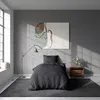 2-tlg Premium Damast Bettwäsche 135x200 + 80x80 cm mit YKK Produktbild-Vorschau 4