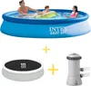 Bazén Intex Easy Set - 366 x 76 cm - včetně solární plachty Náhled obrázku produktu 1