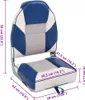 vidaXL Lodné sedadlo s vysokým operadlom Skladacie 39x43x58 Náhľad obrázku produktu 8