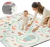 Große Krabbelmatte Baby 180x200, Faltbare Spielmatte 1cm Produktbild-Vorschau 8
