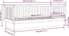 Tagesbett Honigbraun 80x200 cm Massivholz Kiefer Produktbild-Vorschau 10