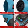 Turbo Gebläse Bürstenloses Laubbläser Akku, 300 m/s Jet Fan Produktbild-Vorschau 6