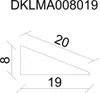 FN Neuhofer Dreikantleiste 100 cm 19 x 8 mm Fichte/Kiefer Produktbild-Vorschau 2