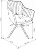 finori Ray 70A Stuhl, 2er-Set, Microfaser Vintage anthrazit Produktbild-Vorschau 12