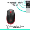 Logitech M190 Maus kabellos schwarz, rot Produktbild-Vorschau 23