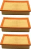 3x Trade-Shop Flachfalten Ersatz-Filter Luftfilter Produktbild-Vorschau 1