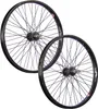 20-Zoll-BMX-Radsatz, 48 Löcher, schwarz Produktbild-Vorschau 1
