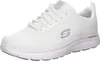 A white Skechers sneaker is shown from the side on a white background. Produktbild-Vorschau