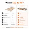 LEO 42 NV Lattenrost 140x200 cm 42 Federleisten 7 Zonen 10 Produktbild-Vorschau 7