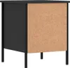 vidaXL Noční stolky 2 ks černé 40x42x50 cm výrobek ze dřeva Náhled obrázku produktu 6