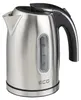 A stainless steel electric kettle with a black handle and lid, shown on a white background. Náhľad obrázku produktu