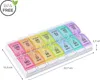 WELLGRO Tablettenbox für 7 Tage - Pillendose je 2 Fächer Produktbild-Vorschau 2