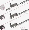 Asta di fissaggio, asta per tende - metallo - ( 60-90 cm - Anteprima dell’immagine prodotto 5