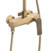 A close-up shot of a gold-colored shower faucet set against a white background. Anteprima dell’immagine prodotto