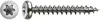 Universalschraube Edelstahl A2, 4mm, x 30 mm, 200 Stk. - Produktbild-Vorschau 1