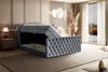 ALTDECOR Boxspringbett mit Fußteil, 2 Matratzen und Topper Produktbild-Vorschau 5