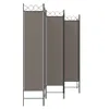 vidaXL 6-tlg. Paravent Anthrazit 240x200 cm Stoff Produktbild-Vorschau 5