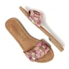 Lazamani Mona Damen Leder-Pantoletten Rose Größe 38 Produktbild-Vorschau 3