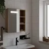 A bathroom scene with a medicine cabinet, sink, and faucet. Náhled obrázku produktu