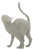 Figura decorativa de gato, estructura de resina, 17,5x9x26 Vista previa de la imagen del producto 2