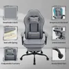 A gaming chair with multiple close-up views highlighting its features. Produktbild-Vorschau