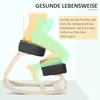 Stolička Vinsetto, ergonomická stolička, čalúnená stolička, Náhľad obrázku produktu 6