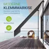 Juskys Klemmmarkise Kapstadt 350x120 cm - Höhenverstellbar, Produktbild-Vorschau 2
