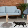 Domarex Kratzbaum für Katzen Grau 30x30x42 cm – Stabil, mit Produktbild-Vorschau 3
