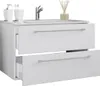 Badinos Unterschrank mit Waschbecken 80 cm, 2 Schubladen Produktbild-Vorschau 1