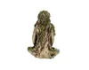A statue of a woman in a meditative pose, adorned with leaves and vines. Produktbild-Vorschau