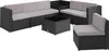 tectake Rattan Lounge Set - UV-beständiges Polyrattan, Produktbild-Vorschau 1