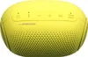 A yellow LG XBOOMGo PL2S Bluetooth speaker shown from the front. Produktbild-Vorschau