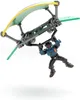 A toy figure of a Fortnite character is shown mid-air, holding onto a glider. Náhled obrázku produktu