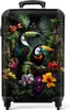 NoBoringSuitcases.com - Kufr Jungle flowers - Vhodný pro Náhled obrázku produktu 1
