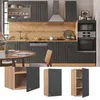 Hängeschrank Vicco Fame-Line Anthrazit-Gold 40 cm, Model Produktbild-Vorschau 2